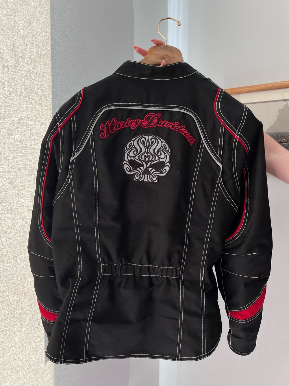 Harley-Davidson Women’s Scroll Skull Riding Jacket